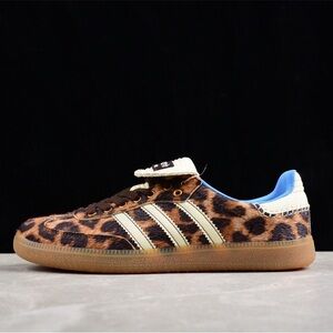 Adidas x Wales Bonner Samba Pony Leopard Print Women's